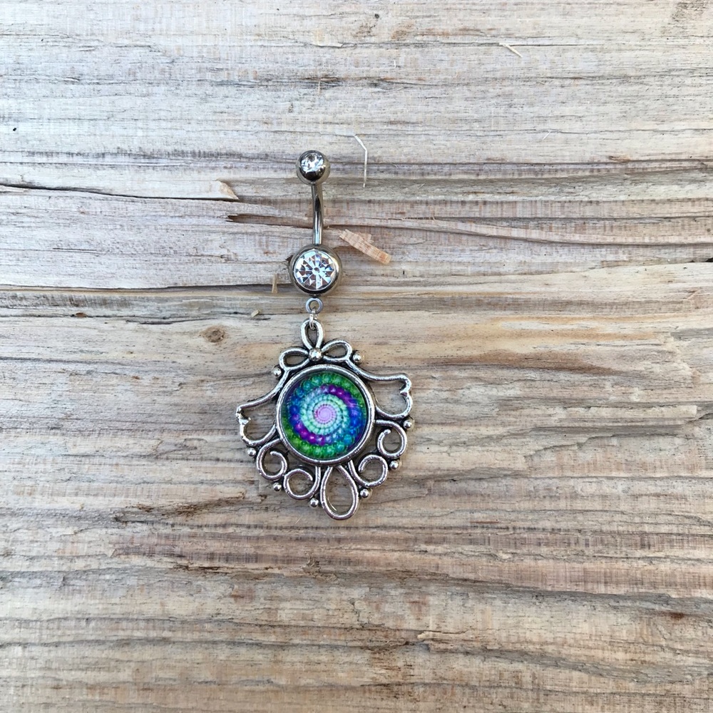 Vintage Belly Button Ring‎